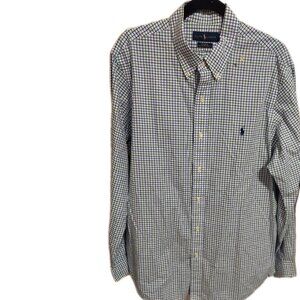 Polo‎ Ralph Lauren Performance Shirt Mens XL Classic Fit Plaid Nylon Blend